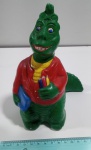 A Família Dinossauro - Boneco de Gesso década de 90 - Bob , contem pequenos detalhes na pintura