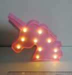 Luminária Led Unicórnio Nuvem Flamingo Abajur Leds Decoração