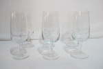1/2 dúzia taças de vidro para vinho 13,5 cms alt x 4,0 cms diam