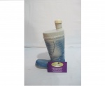 Garrafa de licor em cerâmica vitrificada formato de galocha -Anos 60/70 medidas: 24,0 cms alt x 15,5 cms larg