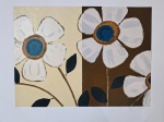 Vânia Natalino, Flores, gravura, tiragem PA, 48x60cm, sem moldura