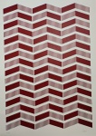 Pondé, Piso Vermelho, gravura, tiragem 16/20, 70x50cm, sem moldura