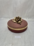 Potiche, farinheira redonda em porcelana. Medindo 16cm x 5cm de altura. Contém bicados.