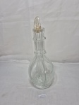 VINTAGE - Licoreira francesa com 4 camadas em vidro. Falta 1 tampa. Medindo 12cm de bojo x 28cm de altura.