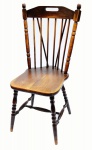 Antiga cadeira COUTRY de origem AMERICANA em madeira nobre.