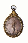 Grande medalha de coleção de bronze de 1852 do INSTITUTO DE COIMBRA - PORTUGAL.