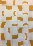 ATHOS BULCÃO - Estudo de azulejos, datado 1986, tecnica mista s/ cartão, medindo: 63 cm x 84 cm