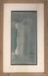 CARVÃO- aquarela s/ papel, Paris 60, presença de fungo. Medindo 16 x 32 cm e 30 x 48 cm.