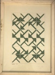 ATHOS BULCÃO- técnica mista s/ papel datado 1986, estudo de azulejo, medindo 39 x 53 cm total.