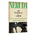 Livro Neruda  20 Poemas de Amor e Uma Canção Desesperada, com ilustrações de Carybé  1ª edição, editora Sabiá; 74 páginas*