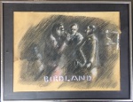 BIRDLAND- técnica mista s/ papel , assinatura não identificada , medindo 45 x 35 cm e 37 x 28 cm.