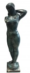 CESCHIATTI Alfredo - Grandiosa e linda escultura em bronze cinzelado, representado Cearense, medindo: 1,50 m alt. x base com 31,5 cm x 31,5 cm