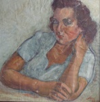 Alice Soares, OST, emoldurado, 1947, 65x65cm