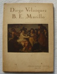 Diego Velazquez, e  Murillo, álbum com 12 estampas dos mestre espanhois, paspatur com fungoa , edição Roberto Hoesch , Milano, 20 x 15 cm