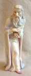 Estatueta em porcelana alemã, Hutschenreuter, representando um mago, 17 cm
