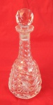 Garrafa cristal lapidado - 31 cm de alt e 13 de diâm.
