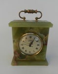 Relógio de mesa AHS - MEGA QUARS - Caixa em onix - 16 cm de alt , 11 de larg e 6 de prof.