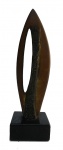 Antonio Moreira Jr. - `Vitória` - escultura em bronze - 8x6x3 cm - com etiqueta do autor na base