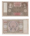 Cédula da Holanda - 100 Gulden (1944). Muito bem conservada.