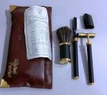 Belíssimo Conjunto de barbear  ( 3 peças ) - MFS -MICHAEL PARROT  - Novo na bolsa original.