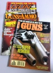 3 Revistas Guns Magazine, Gun Worlr e Guns & Ammo - No estado