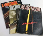 3 Revistas Magnum, Guns Magazine e Magnum  No estado