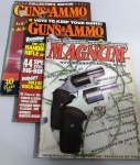 1 Revistas Magnum e 2 revistas Guns & Ammo -  No estado