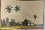 TROMPOWSKY-aquarela s/ papel datado 1973, medindo 30 x 20 cm. Não emoldurado.