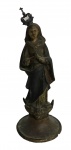 ARTE SACRA - Lindas esculturas em madeira, medindo: 22 cm alt. (no estado)