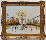 F. CLEMENT - Escola Francesa - "Paris", O.S.T, assinado. Med.: 67x57 cm.