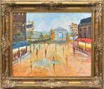 F. CLEMENT - "Paris", O.S.T, assinado no canto inferior direito. Med.: 60x72 cm.