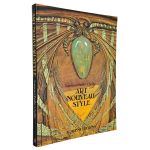 Livro `Art Nouveau Style` – Laurence Challié Academy Editions, London, 1982 – A História do Estilo, os móveis, a decoração, vidros, cerâmicas, relógios, espelhos e arquitetura, 176 páginas.