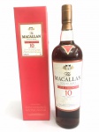 BEBIDA - The MACALLAN Cask Strength, Single Malt Highland Scotch Whisky, 10 Anos. 1 Litro, 58,6% Alc./Vol. Lacrado, na caixa.