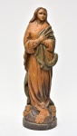 ARTE SACRA - "Nossa Senhora da Conceição", grande imagem em madeira nobre entalhada e policromada a mão. Med.: 64 cm.