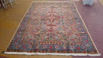 KIRMAN LAVER - Tapete persa feito à mão em lã e algodão. Em perfeito estado, devidamente lavado. Med.: 200x300 cm.