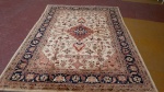 SAMARKAND - AFG - Tapete afegão feito à mão em lã sobre lã. Med.: 200x290 cm.