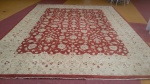 ZIEGLER FERAHAN (PK) - Magnífico e raro tapete paquistanês feito à mão em lã e algodão. Med.: 350x440 cm (15,40 m²).