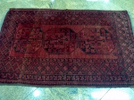 ERSARI - Tapete afegão feito a mão em lã sobre lã. Med.: 120x176 cm.