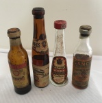 Garrafinhas de coleção de bebidas , med. 10 cm de Alt.