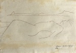 OSCAR NIEMEYER - Desenho nu feminino med. 29 X 21 cm . OBS : Pequenas manchas amareladas do tempo .