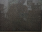 VASSARELE - Belo quadro em arte contemporânea , med. 26 X 38 - 46 X 55 cm .
