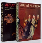 Conjunto de dois catálogos: Art at Auction  - The Year at Sotheby's & Parke Bernet 1974 - 1975 e 1975 - 1976 - med. 27,0 cm x 21,0 cm