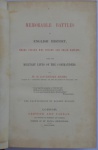 16 - Autor viajante - Adams, W. H. Davenport - MEMORABLE BATTLES IN ENGLISH HISTORY, WHERE FOUGHT, WHY FOUGHT, AND THEIR RESULTS; WITH THE MILITARY LIVES OF THE COMMANDERS. BY W. H. DAVENPORT ADAMS, AUTHOR OF "NEPTUNE'S HEROES; OR, THE SEA KINGS OF ENGLAND," ETC. "Own that the progeny of this fair isle Hath power as lofty actions to achieve As were performed in man's heroic prime." WORDSWORTH. THE FRONTISPIECE BY ROBERT DUDLEY. LONDON: GRIFFITH AND FARRAN, (SUCCESSORS TO NEWBERRY AND HARRIS,) CORNER OF ST. PAUL'S CHURCHYARD - MDCCCLXIII (1863). Ex-libris, exemplar oficial usado por Instituição. Prefácio xii, 468 páginas, gravura na portada. Encadernação luxuosa de época brasonada datada 1867. Med. 20 x 13 x 3 cm. Cod. MMC-2528