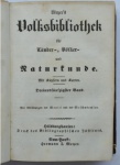 33 - Meyer, Hermann J. - Meyers Volksbibliothek für Länder-, Völker- und Naturkunde. Mit Rupfern und Karten. Dreiundfünfzigfter Band. Hildburghausen: Drud des Bibliographifchen Instituts. New York: Hermann J. Meyer. 223 pp., 2 gravuras desdobráveis, (uma do Rio de Janeiro). Encadernado. Med. 13 x 9 x 2 cm. Cod. MMC-231