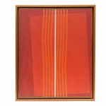MAURICIO NOGUEIRA LIMA- "Concreto", óleo sobre tela, Assinado no canto inferior direito e no verso. Datado de 1958. Medida: 60 x 49 cm.