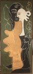 Georges BRAQUE (1882-1963) - oleo s/ tela, medindo: 45 cm x 1,02 m (todas as obras estrangeiras são atribuídas)