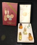 ITALIANO - lindo conjunto de 5 perfumes em miniatura, na caixa. (marcas de guardado)
