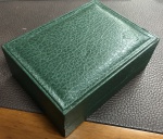 Rolex - Caixa de rolex, interior em madeira, medindo: 15 cm x 11 cm