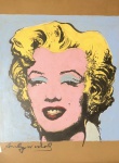 Andy WARHOL (Attrib.) (1928-1987) - pastel s/ cartão, representando Marilyn Monroe  medindo: 74 cm x 70 cm e 1,03 m x 84 cm (todas as obra estrangeiras são atribuídas)