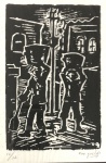 Oswaldo GOELDI (1895-1961) - xilogravura, tiragem 12/12, medindo: 36 cm x 26 cm e 18 cm x 12 cm 